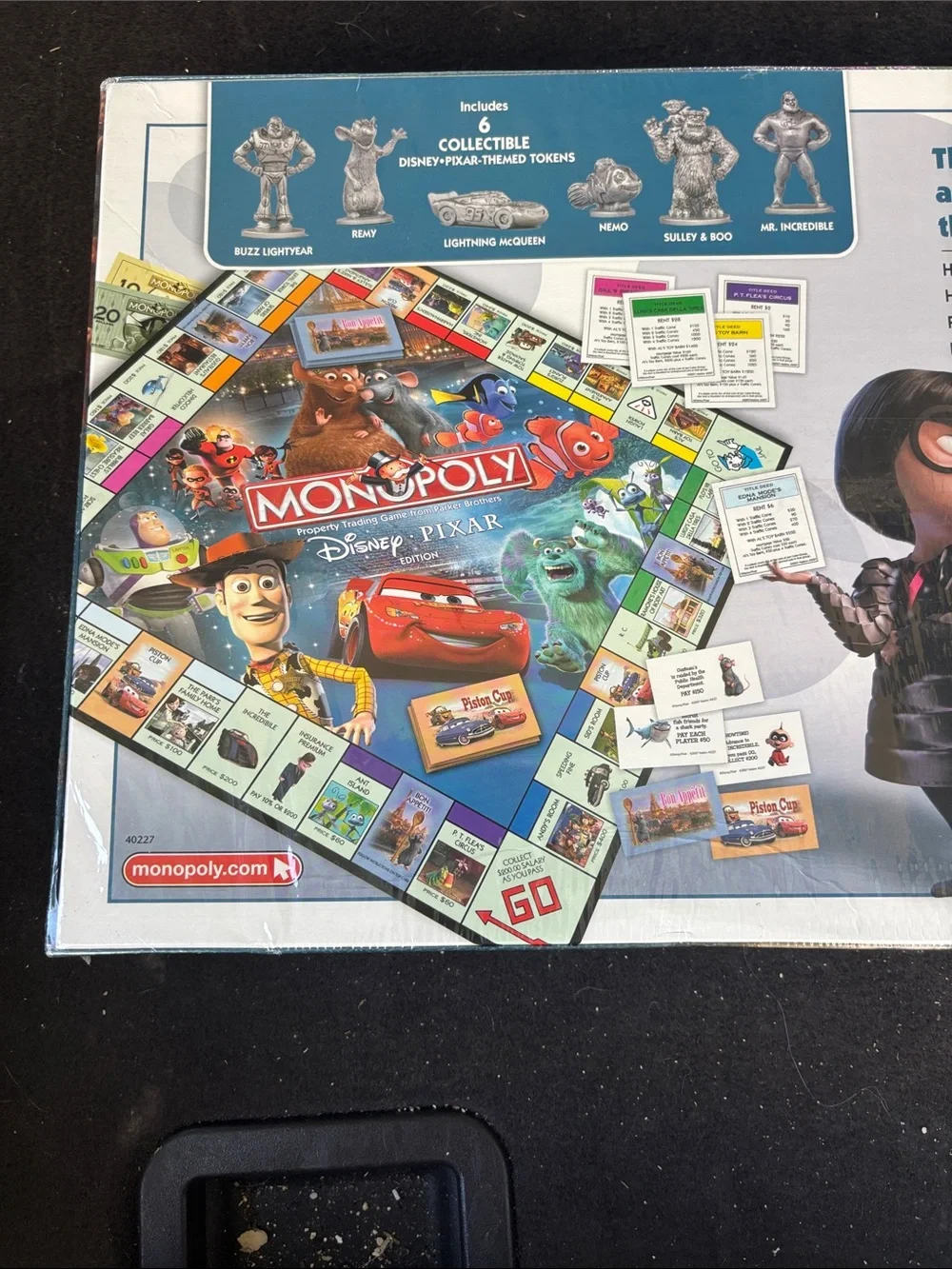 SEALED Monopoly Disney•Pixar Edition Board Game - Colorful Character Box